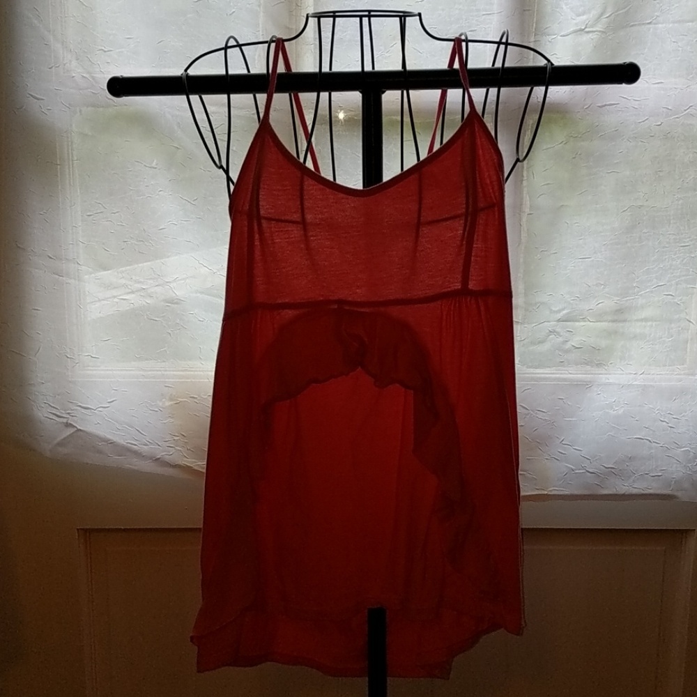 Lacey Back Spaghetti Strap Tank